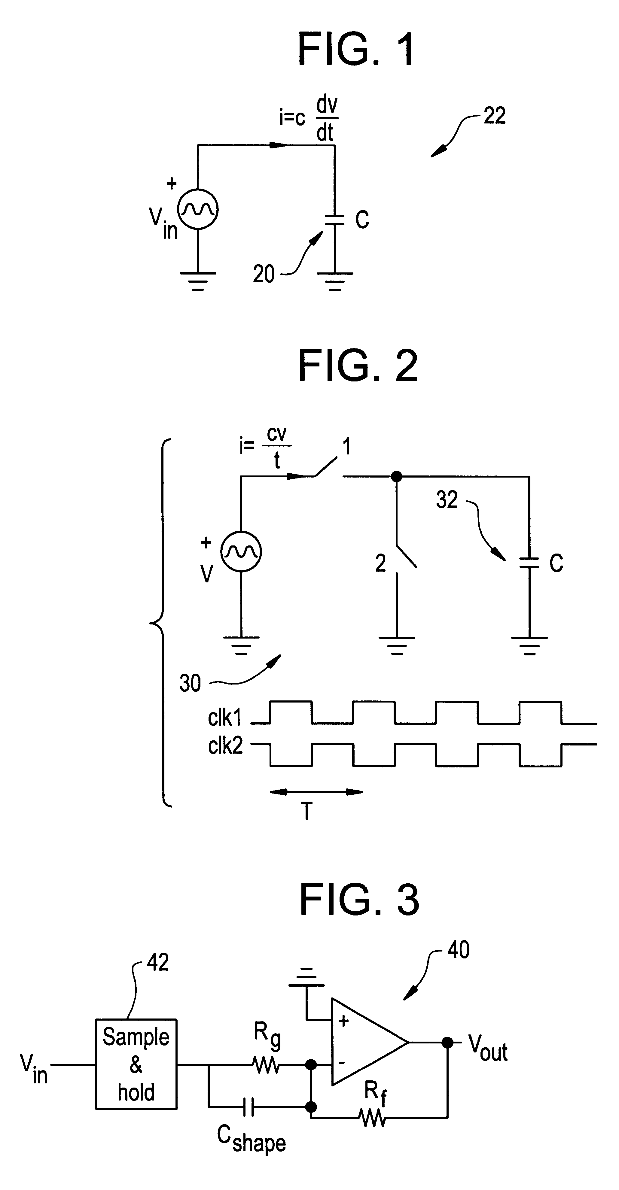 Passive sample and hold in an active switched capacitor circuit