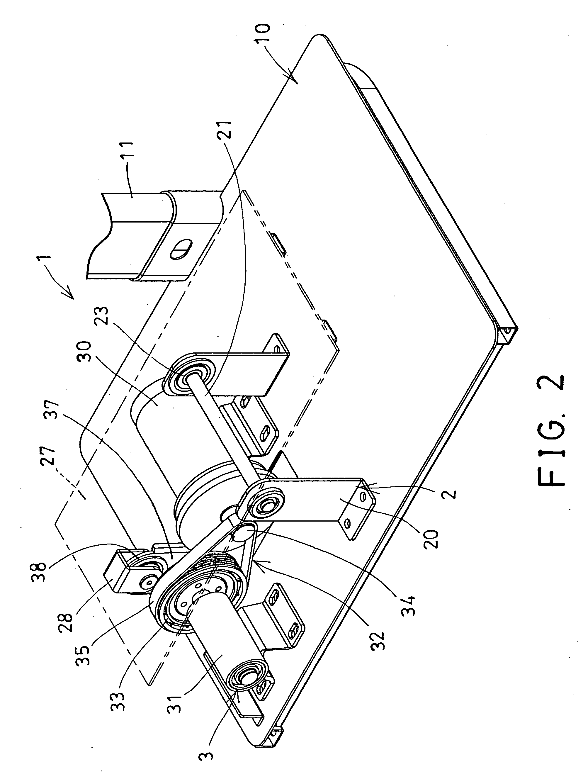 Body vibrating mechanism