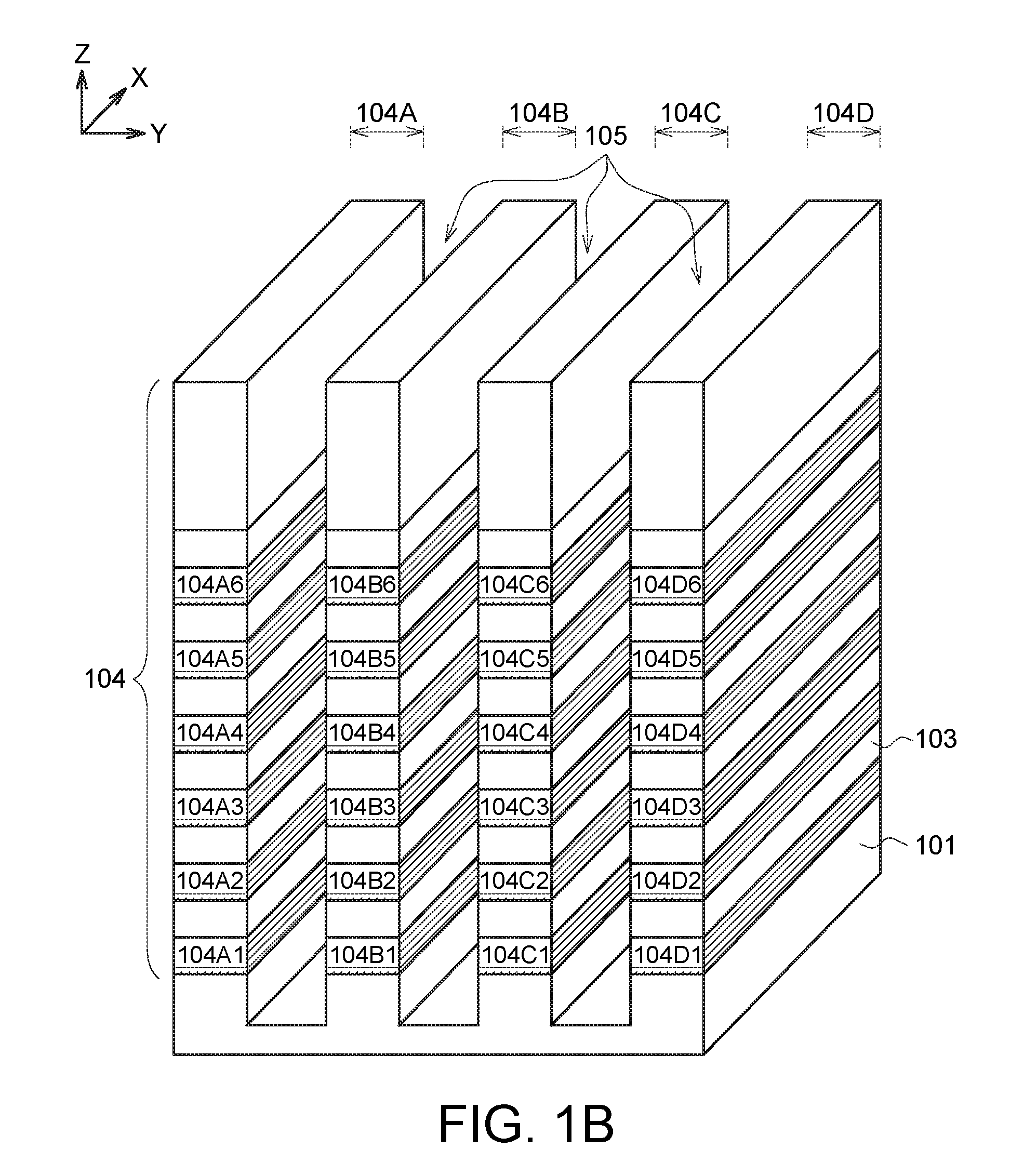 Three dimensional memory device