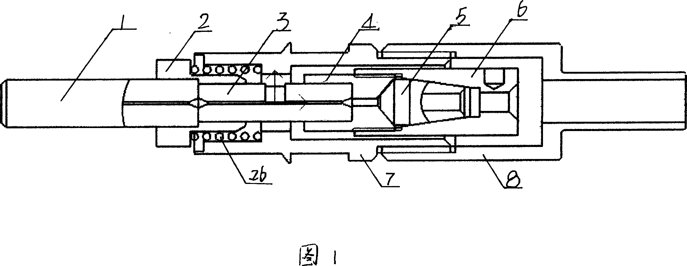 Single-core inserted optical fiber cold connection extender