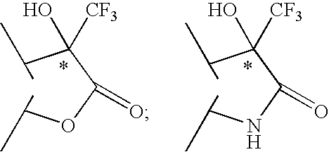 2-phenyl-3,3,3-trifluoro-2-hydroxy-propionic acid derivatives