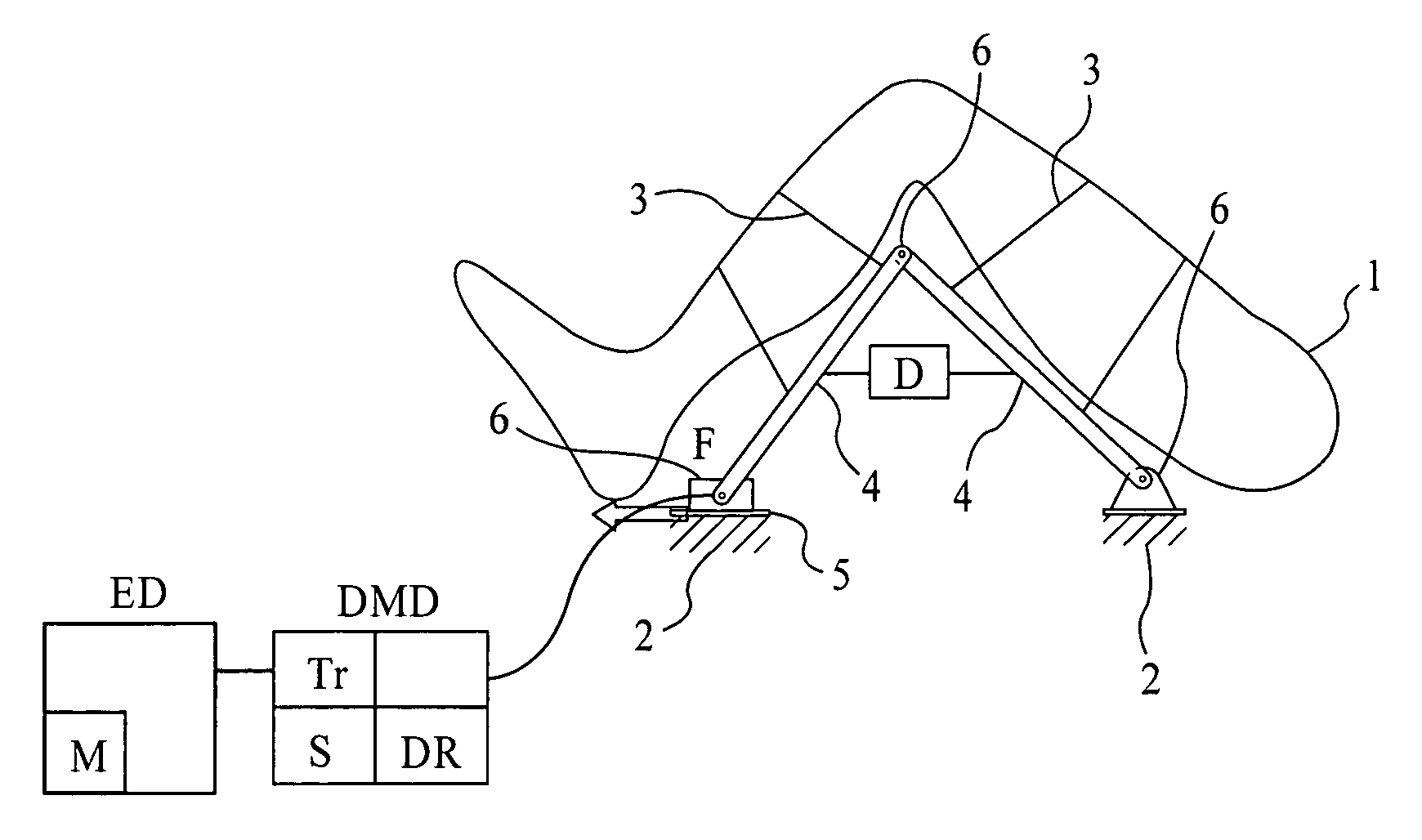 Continuous passive motion exercise system with driven monitoring