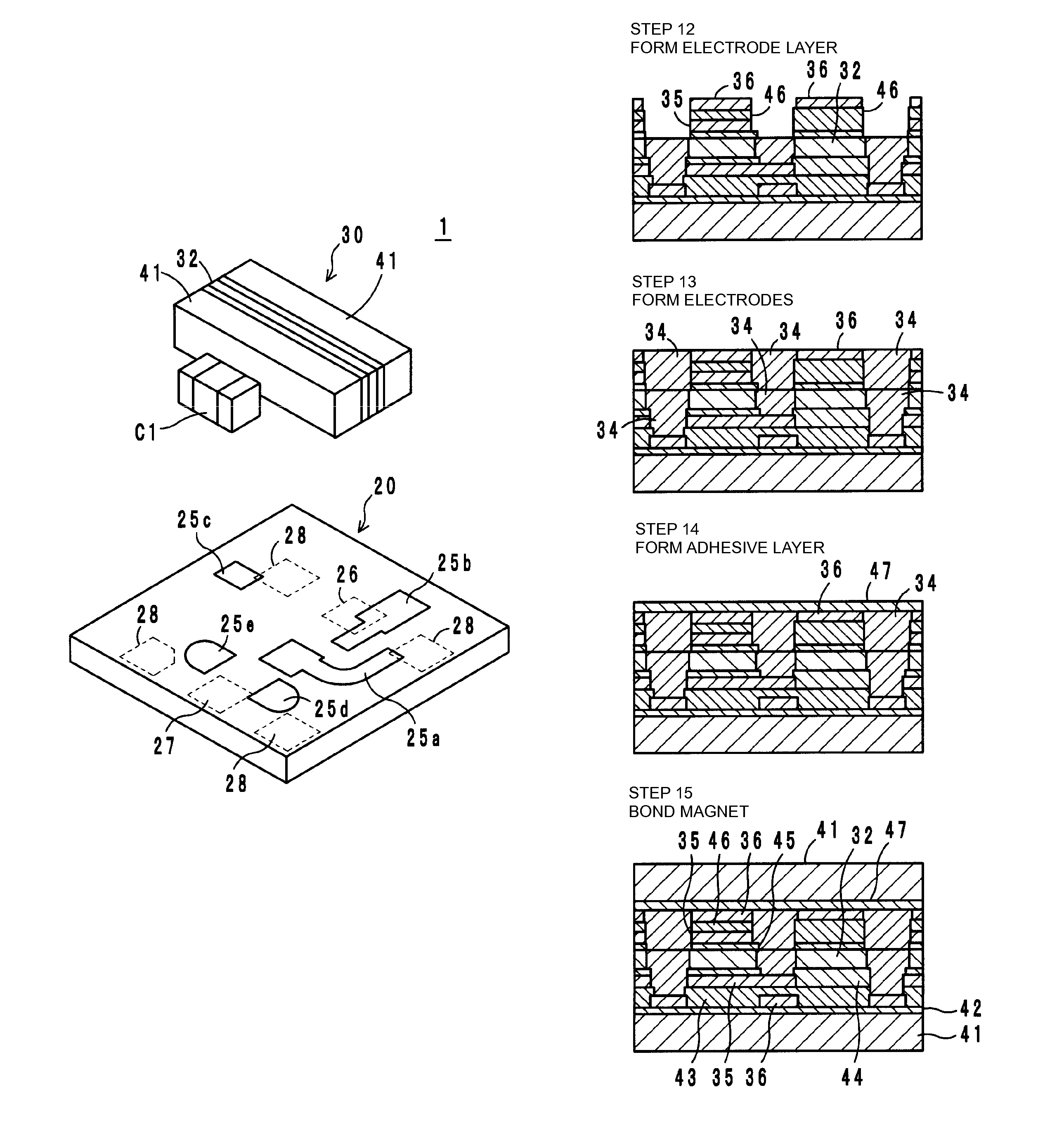 Ferrite magnet device, nonreciprocal circuit device, and composite electronic component