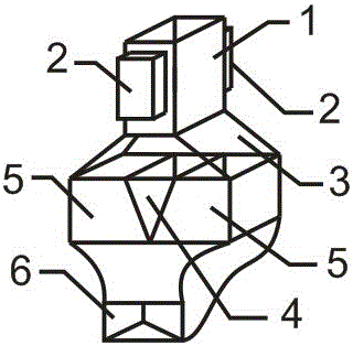 Special metal separation device for charged pet bottle flakes