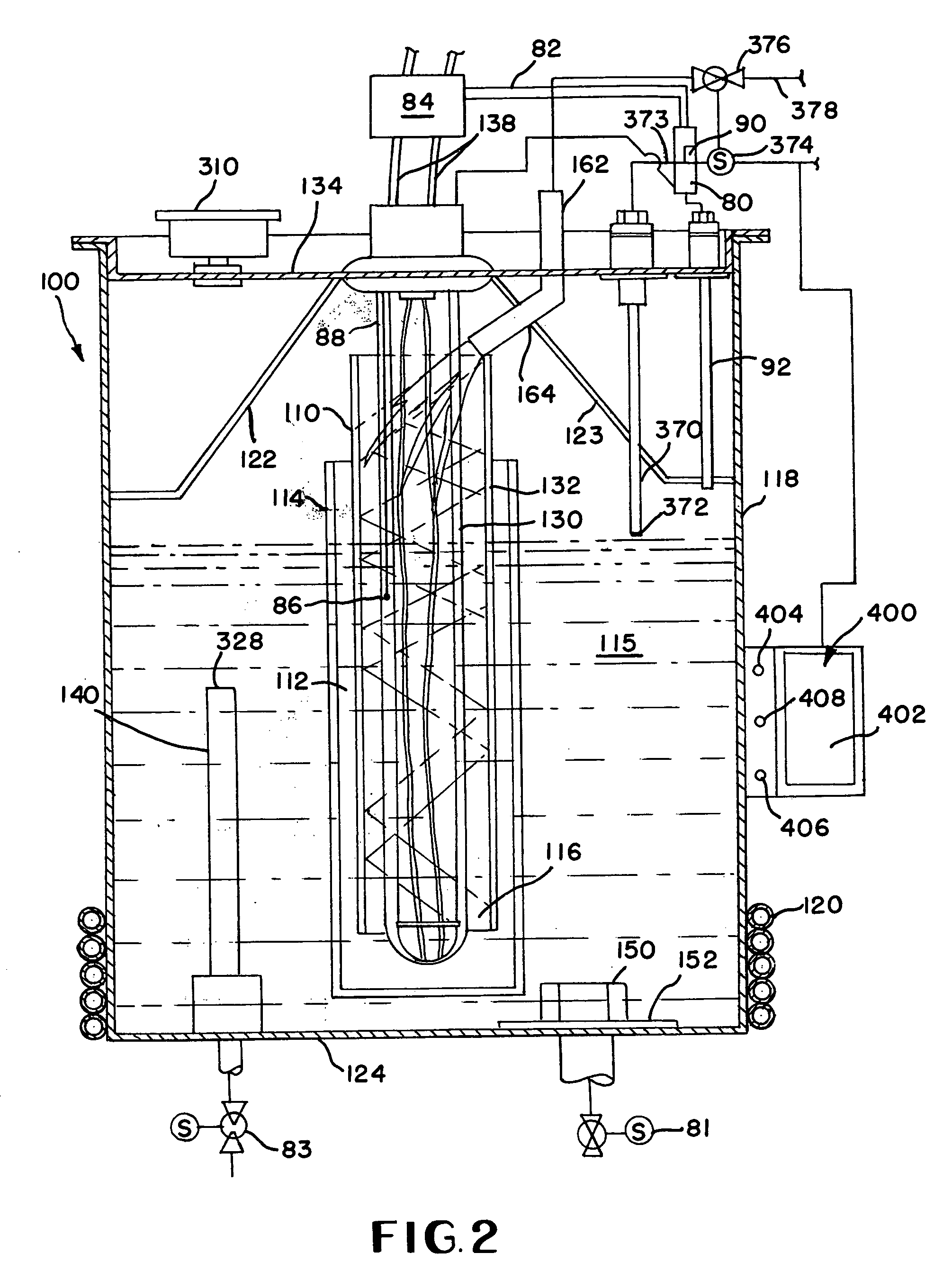 Treated water dispensing system