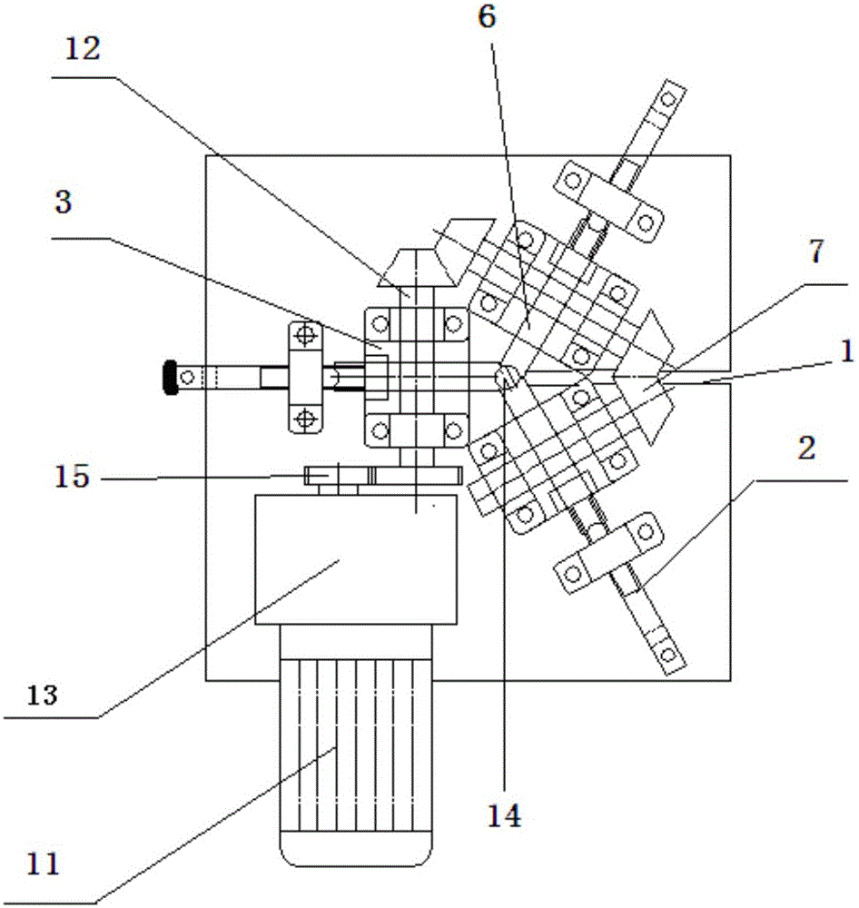 Automatic running device for on-line testing cable