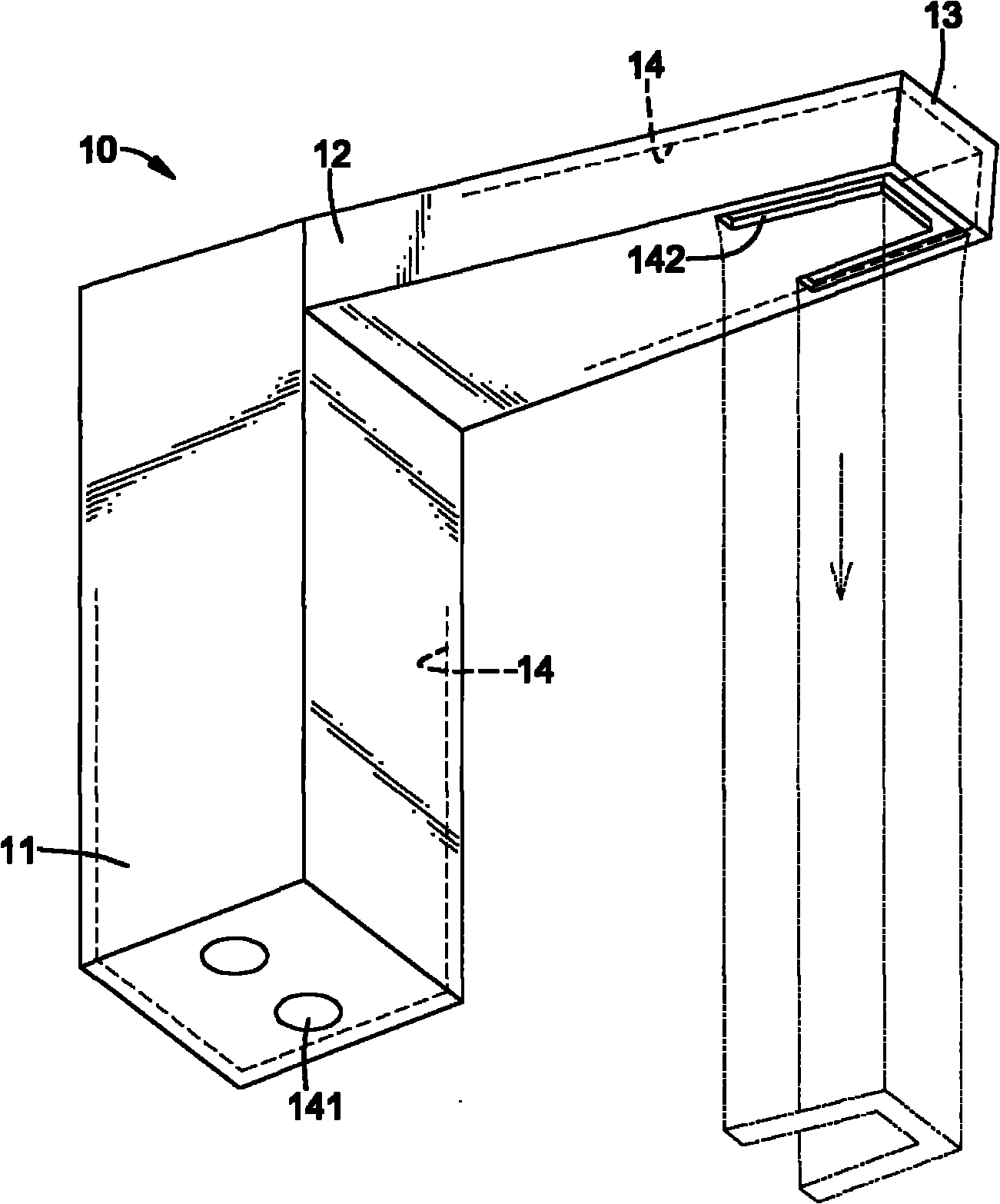 Water tap with U-shaped water outlet