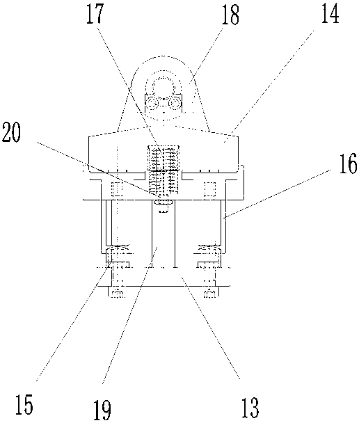 Boring rod feeding-in protection device