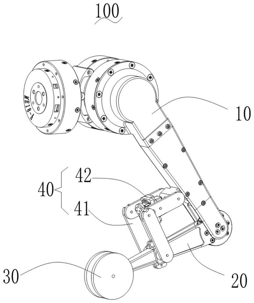 Mechanical leg assembly and robot