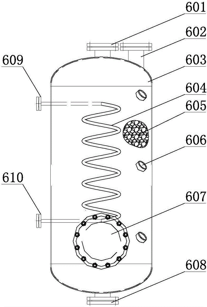 Device and method for recycling acrylonitrile gas