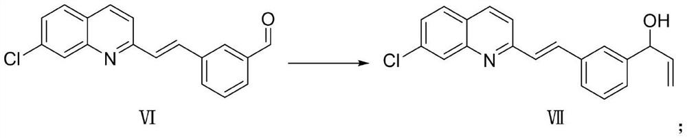 Synthesis method of montelukast sodium intermediate