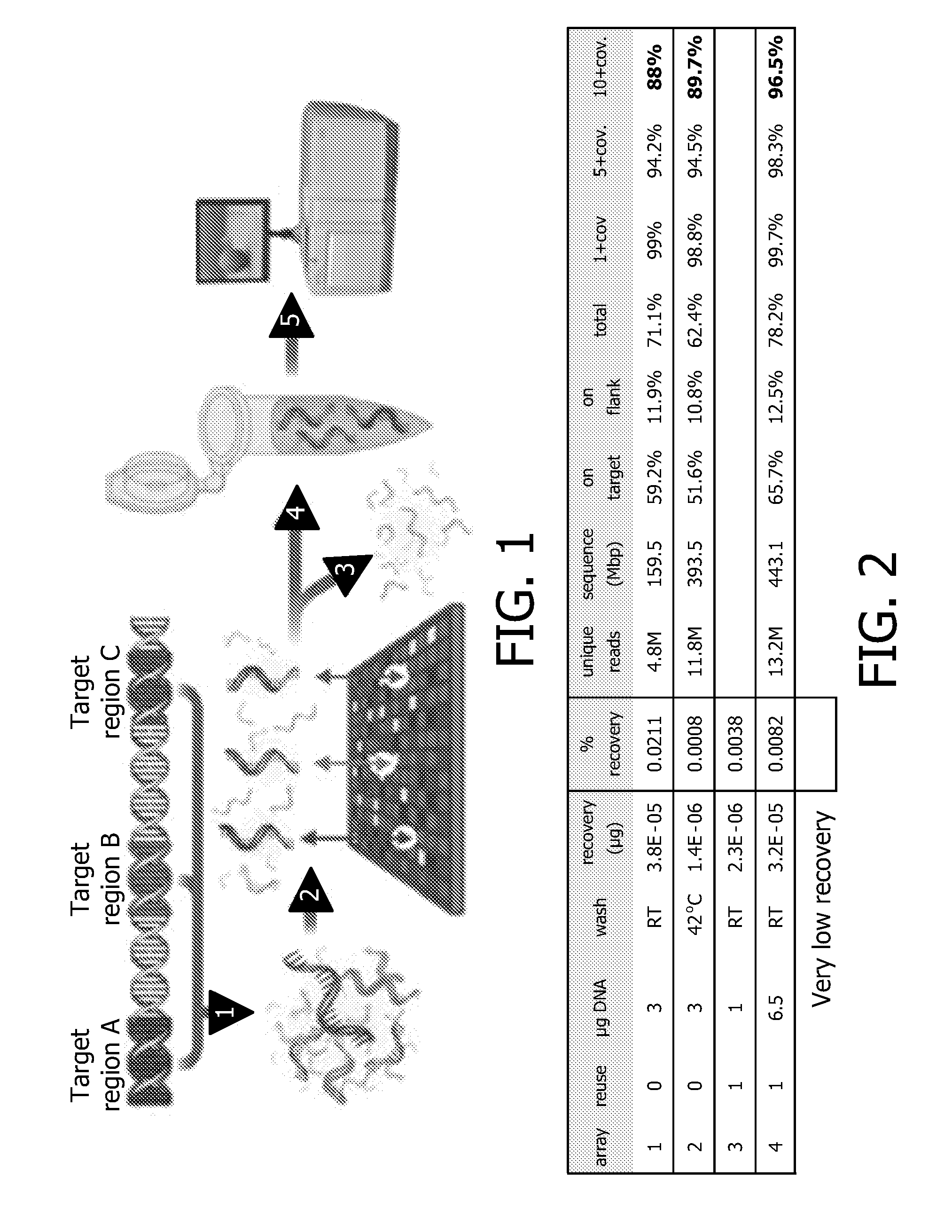 Devices and methods for microarray selection