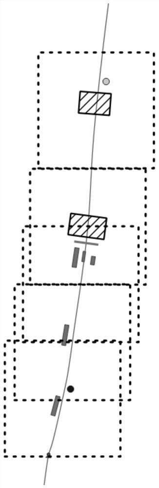 Method and system for matching ground elements between multiple batches of relative maps