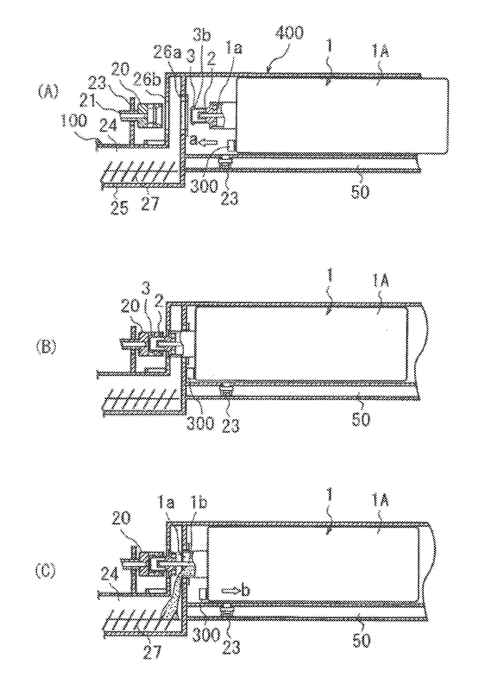 Sealing member, toner accommodating container and image forming apparatus