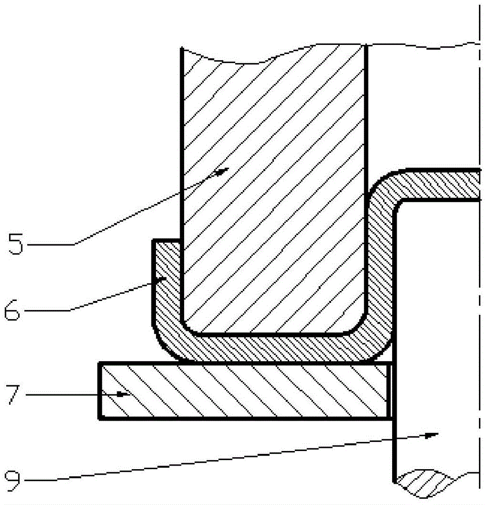 A deep drawing forming method of a deep cylindrical part and its mold