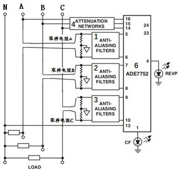 Power supply type voltage transformer and electric energy metering device