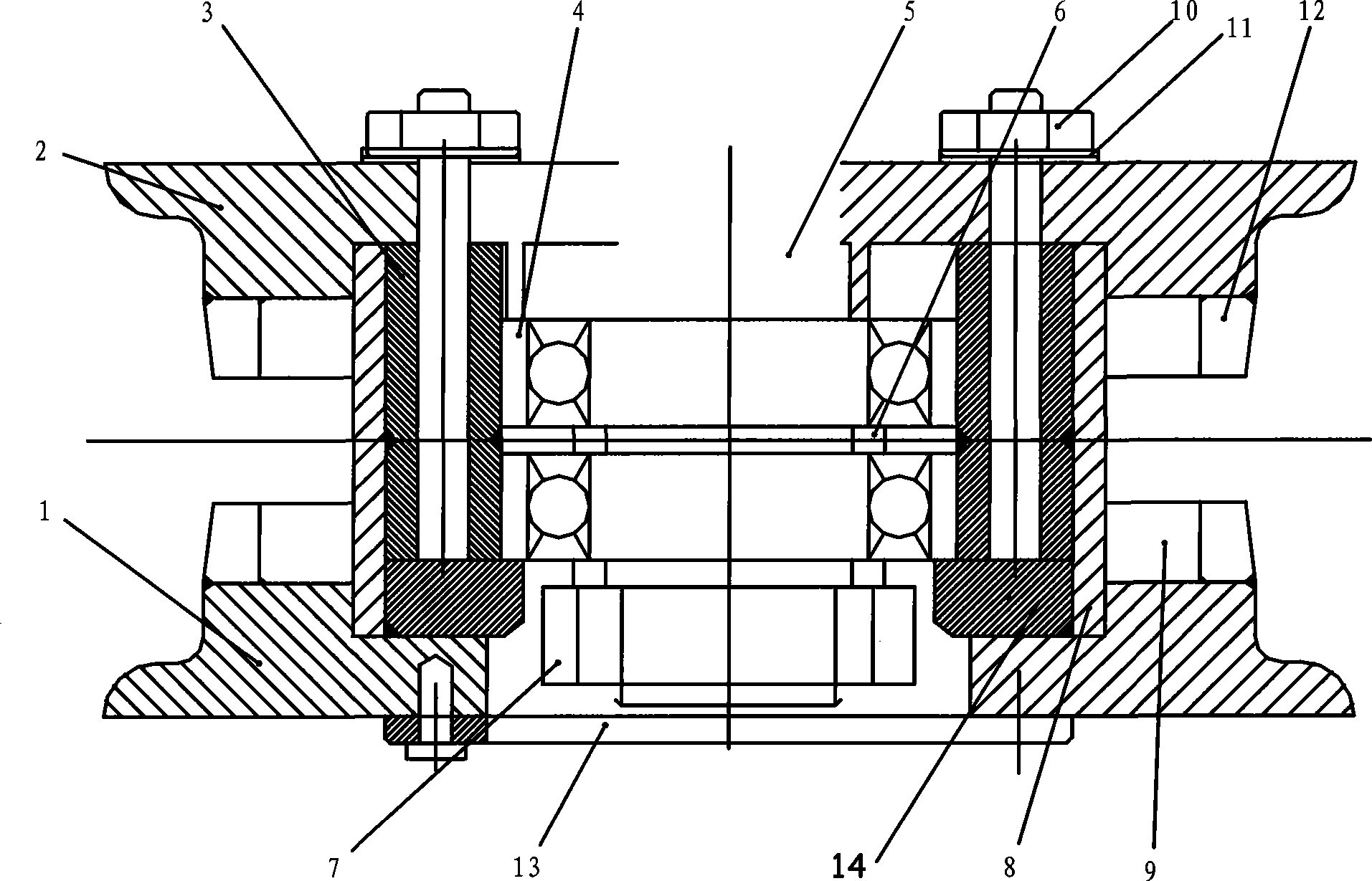 Supporting wheel hub and manufacture method thereof