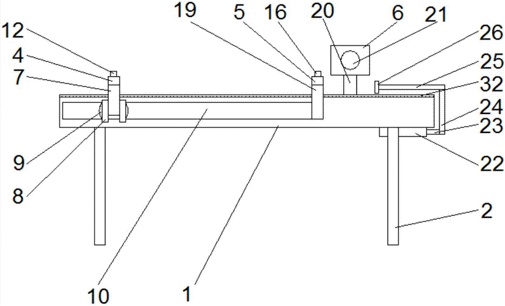 Pipe fixed-length cutting device