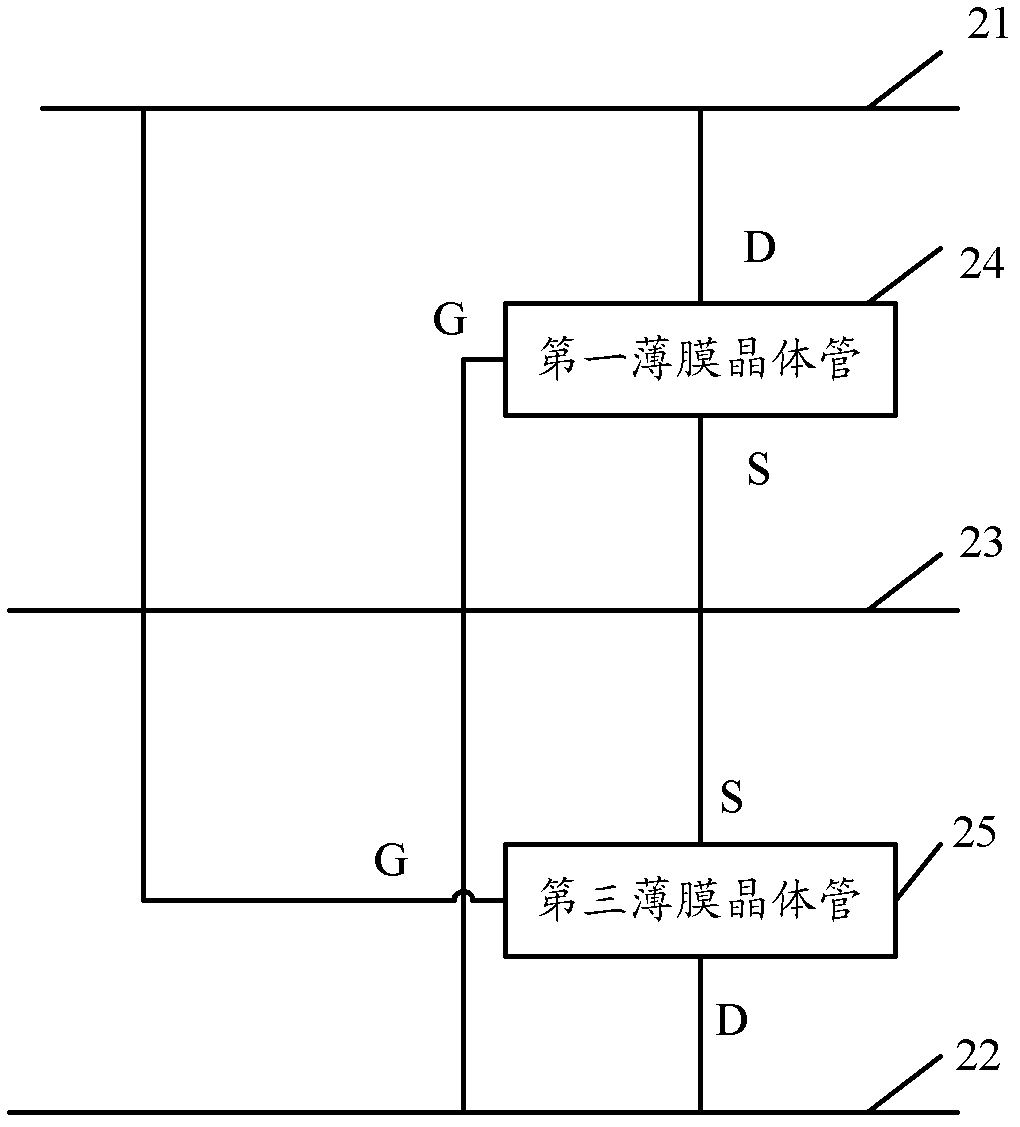 Static discharge protective circuit and display device comprising same