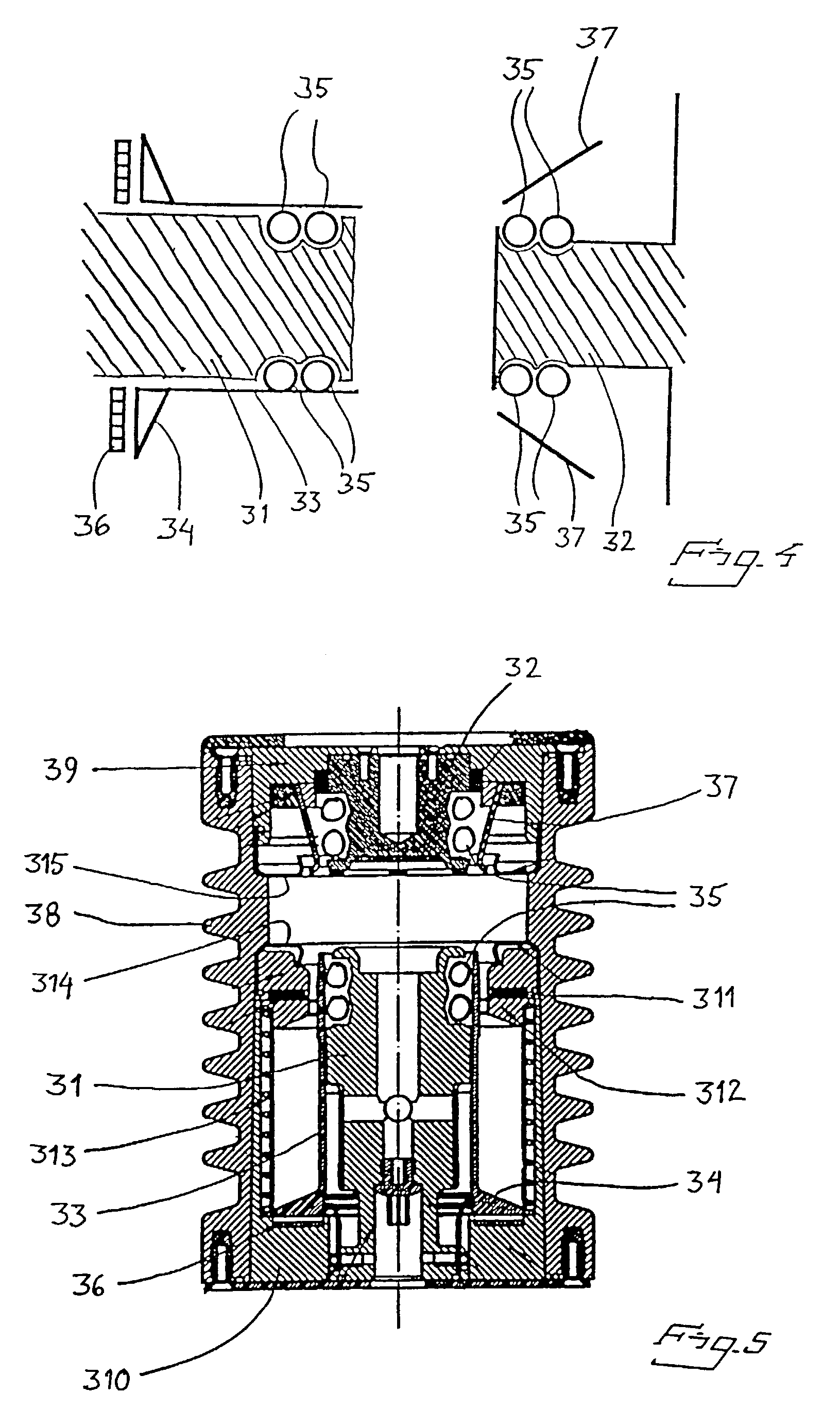 Electric plant and method and use in connection with such plant