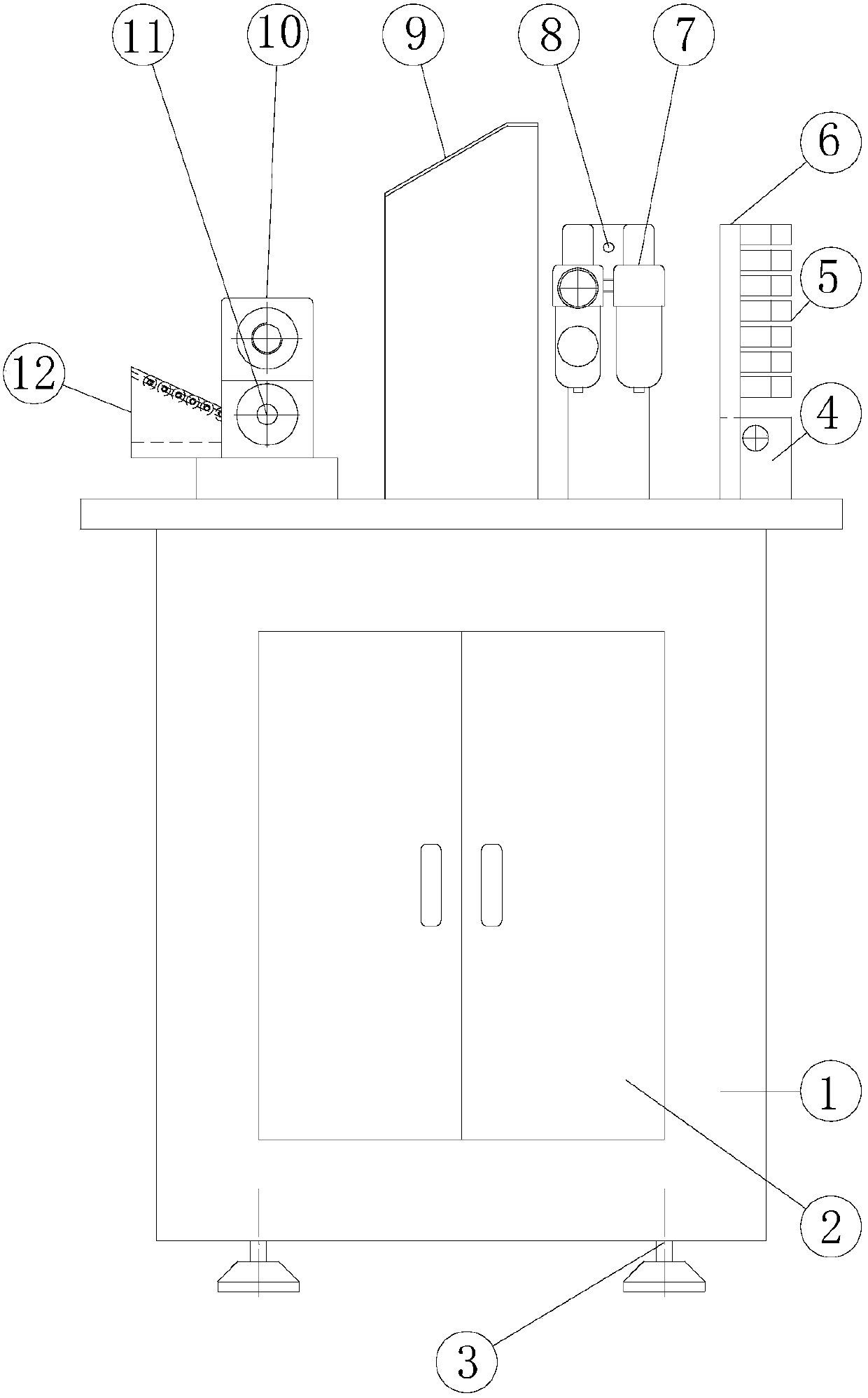 Automatic sliding column polishing machine