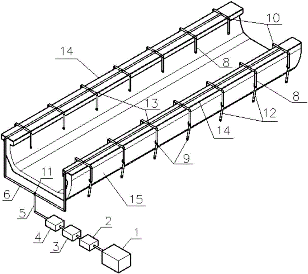 Integrated spraying maintenance system and method for U-beam body