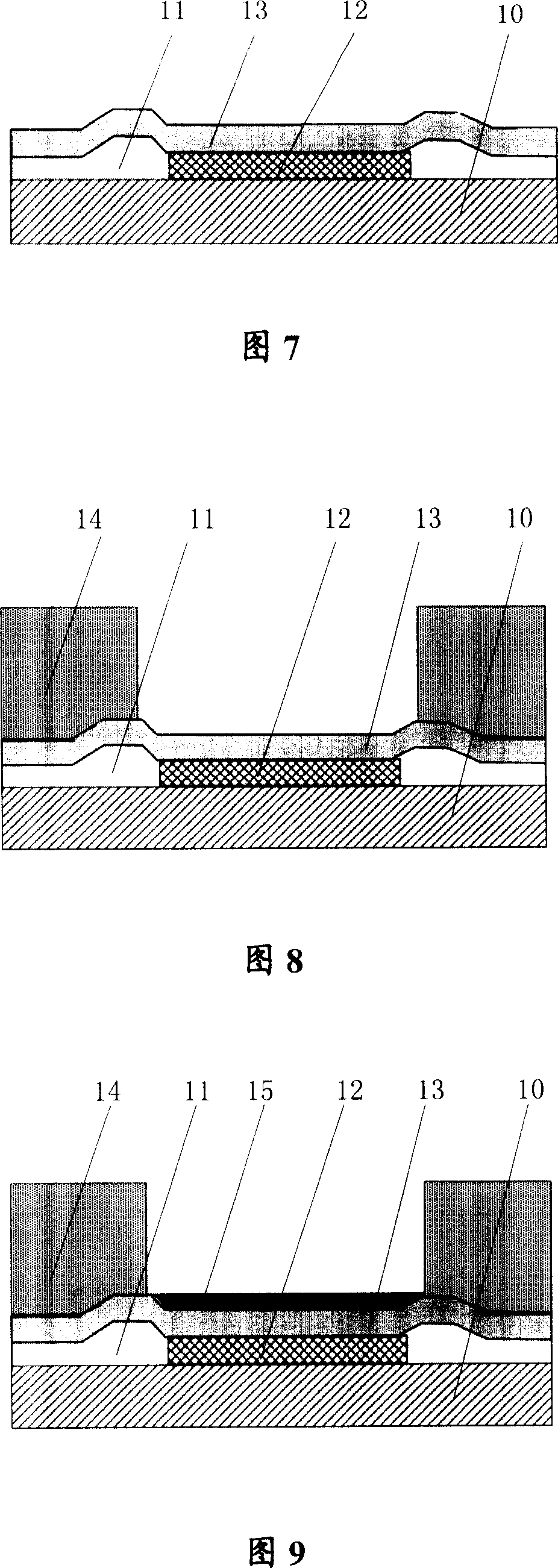 Method for making lead and tin alloy protruding point