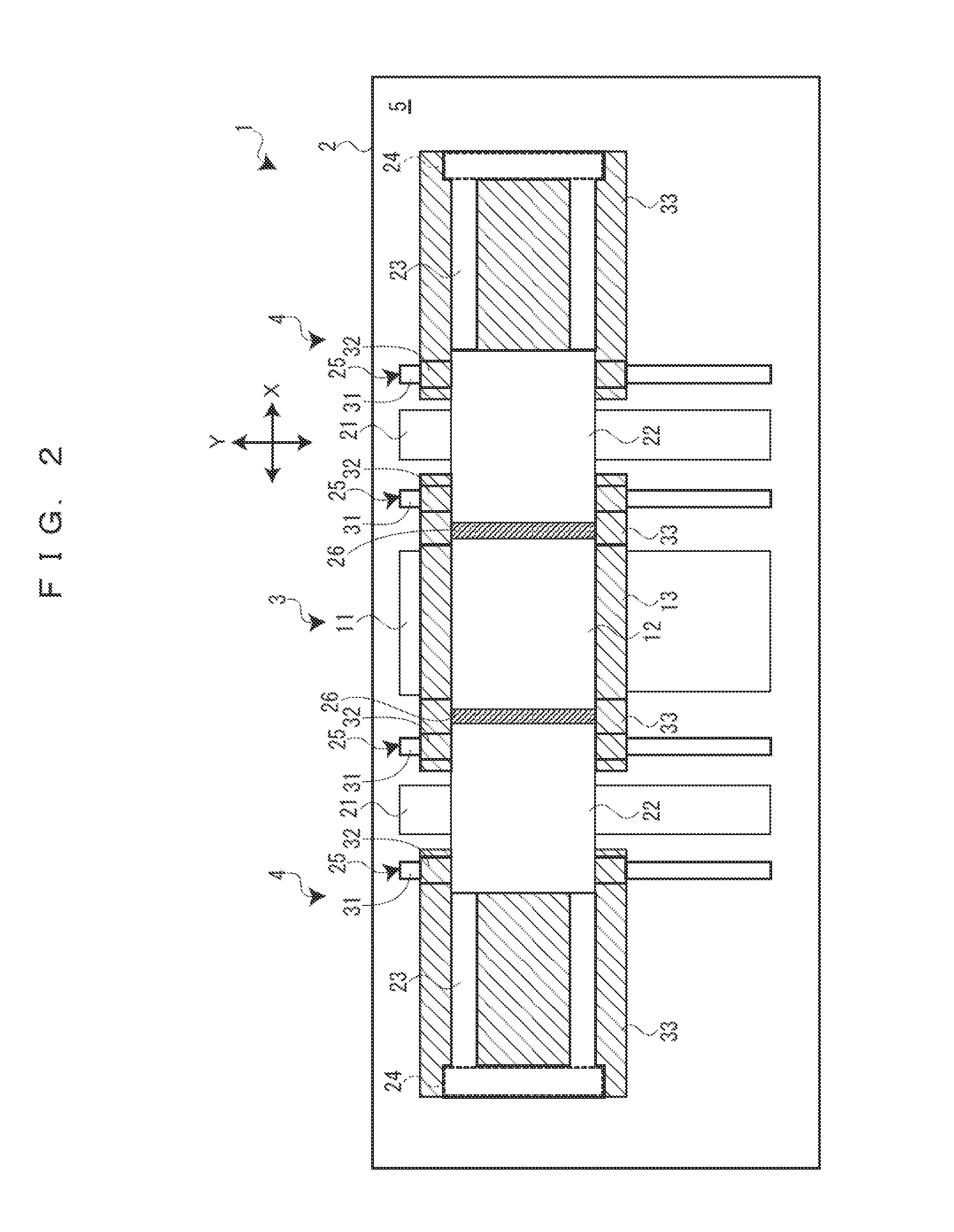 Electrostatic actuator, variable capacitance capacitor, electric switch, and method for driving electrostatic actuator
