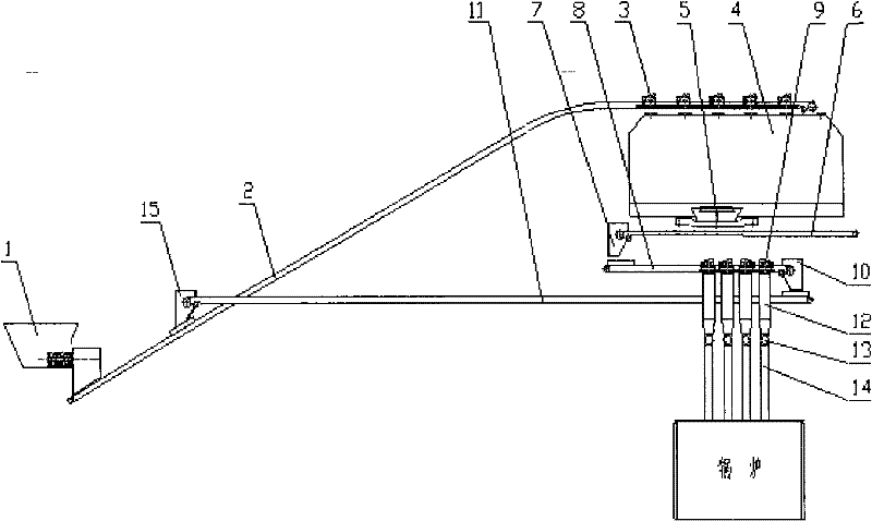 Fuel conveying method and equipment of boiler for burning crop straws