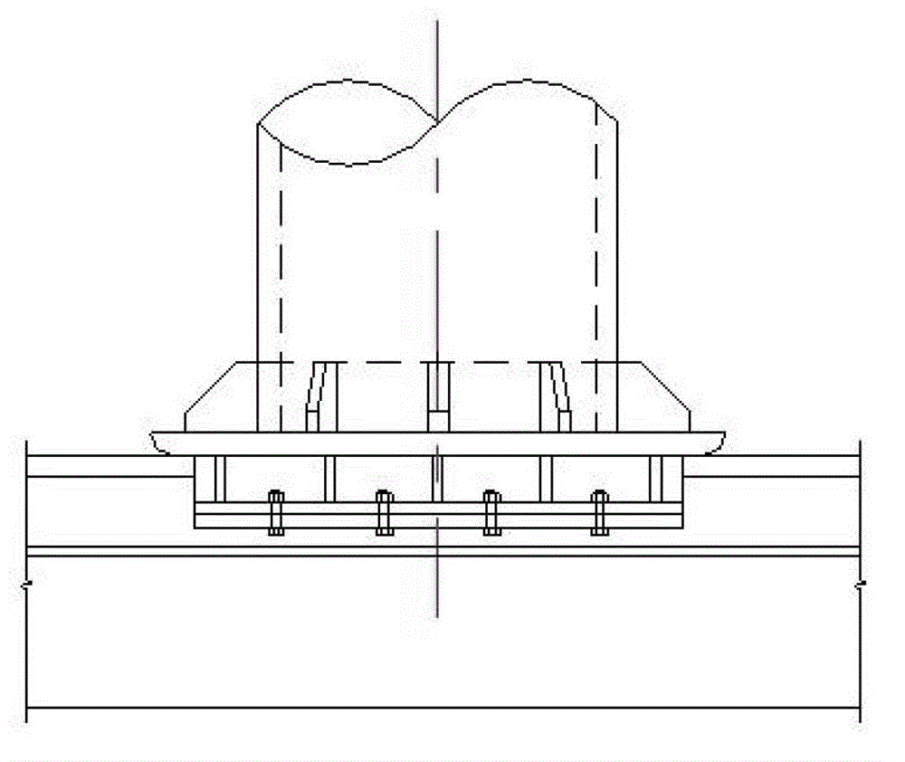 Sliding shoe for sliding construction of steel structure