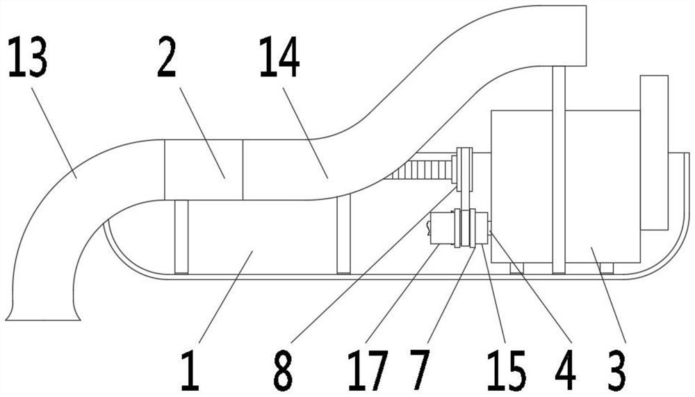 Shipborne emergency drainage pump