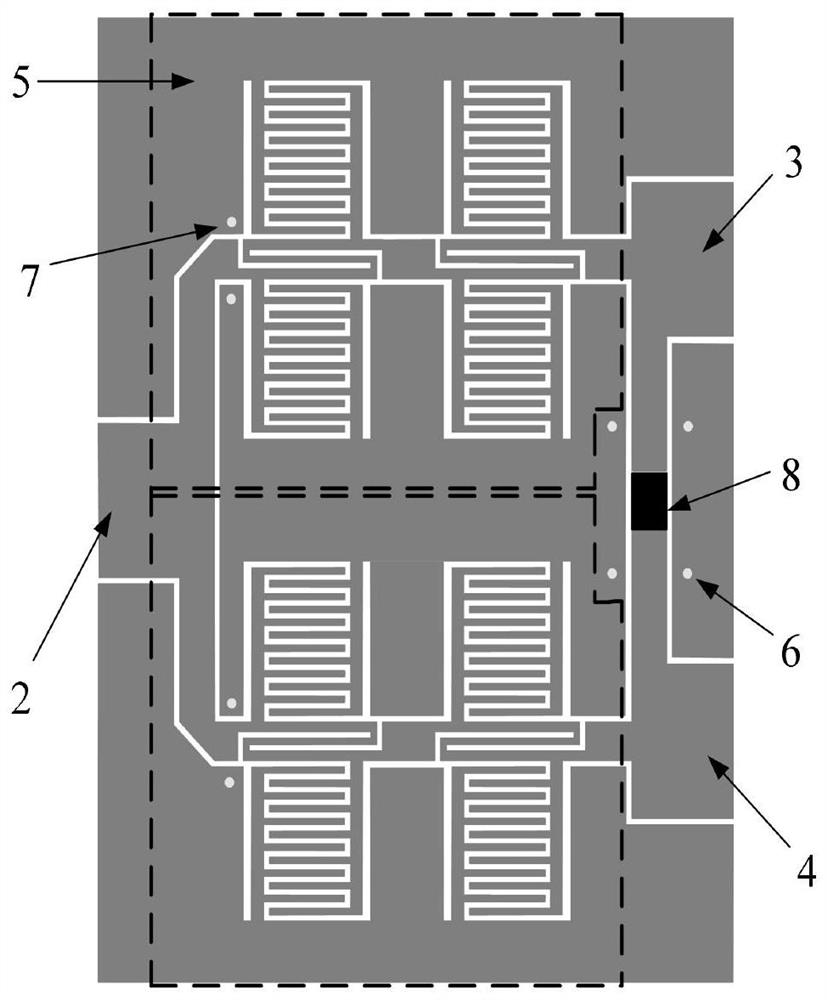 Miniaturized coplanar waveguide equal power divider based on crossed slow-wave transmission line