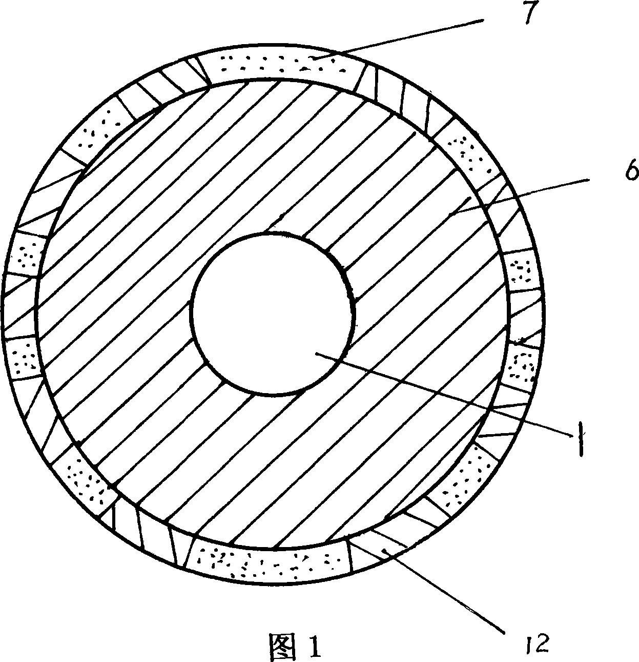 Permanent magnet synchronous motor of sine pole width modulation