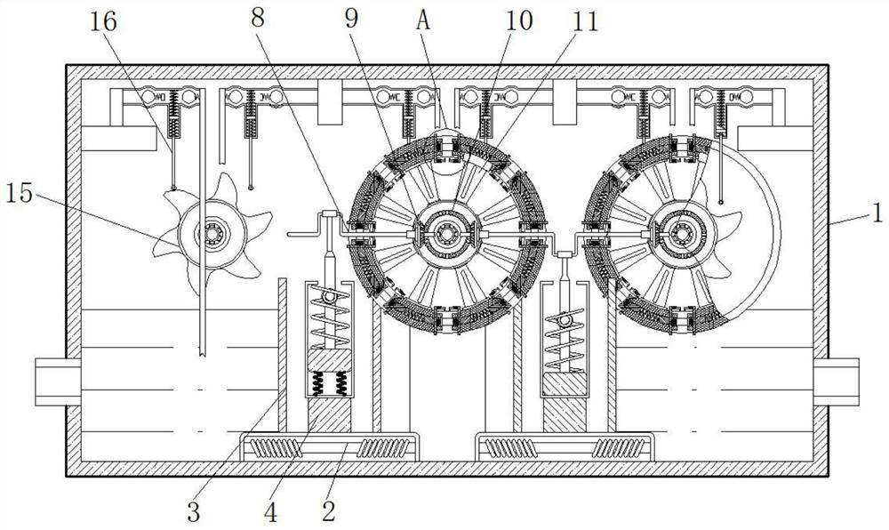 Preoperative and postoperative disinfection device for anesthetist in operating room