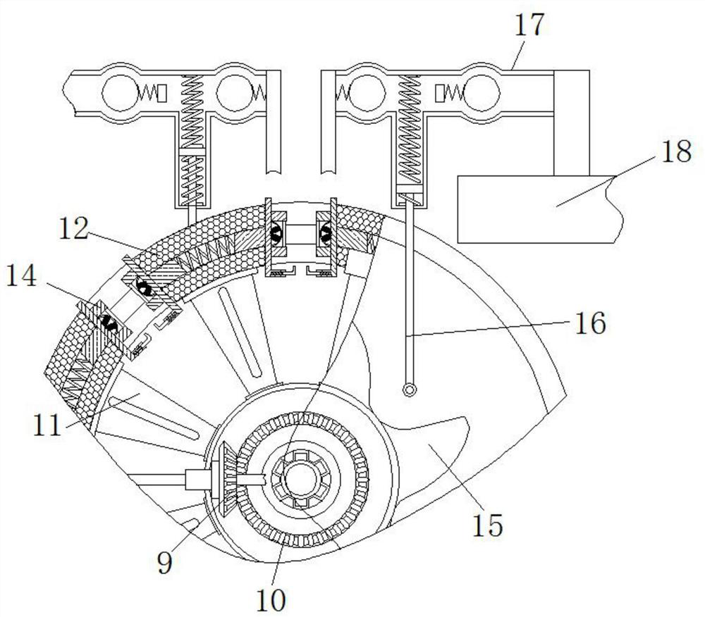 Preoperative and postoperative disinfection device for anesthetist in operating room