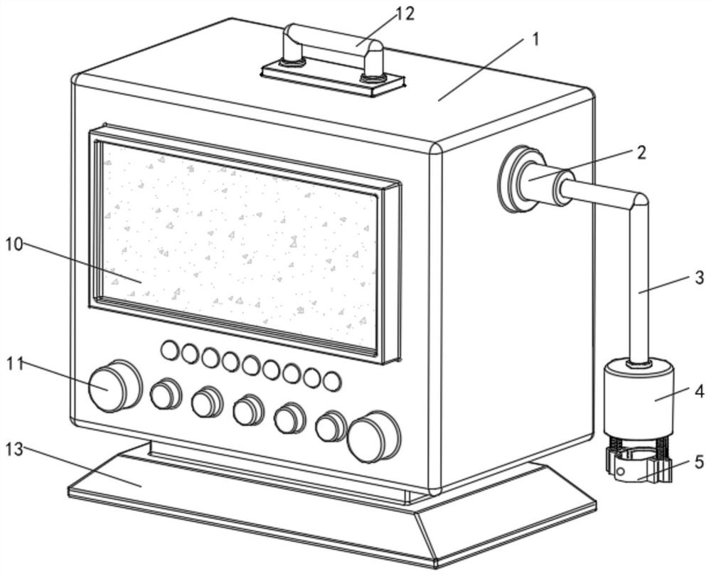 Special electrocardiograph monitor for pediatric nursing