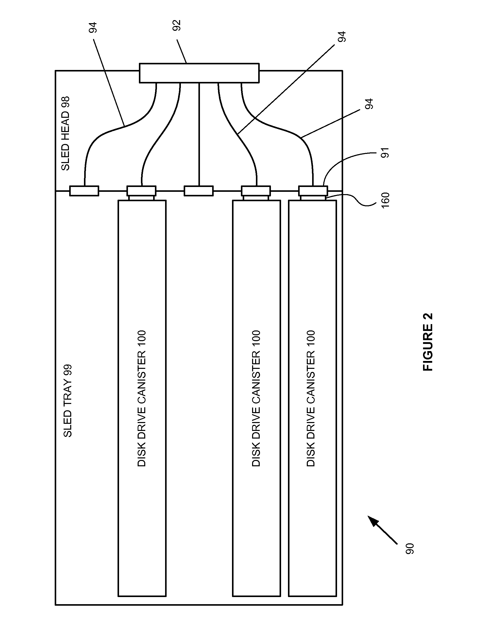 Storage canister with multiple storage device mounting elements
