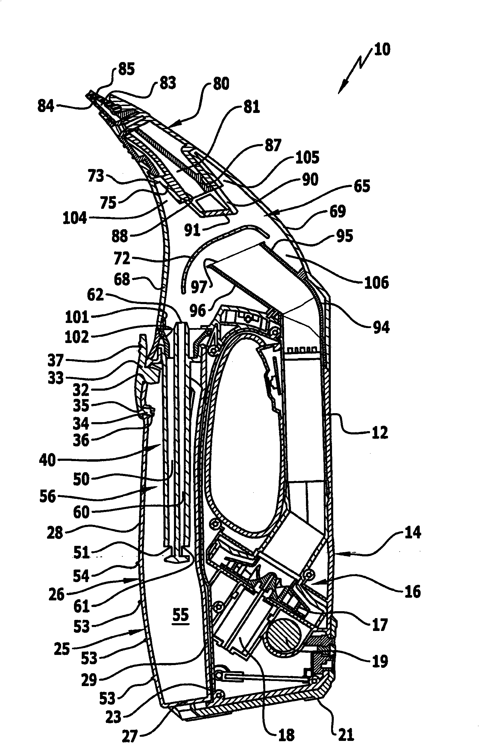 Hard surface vacuum