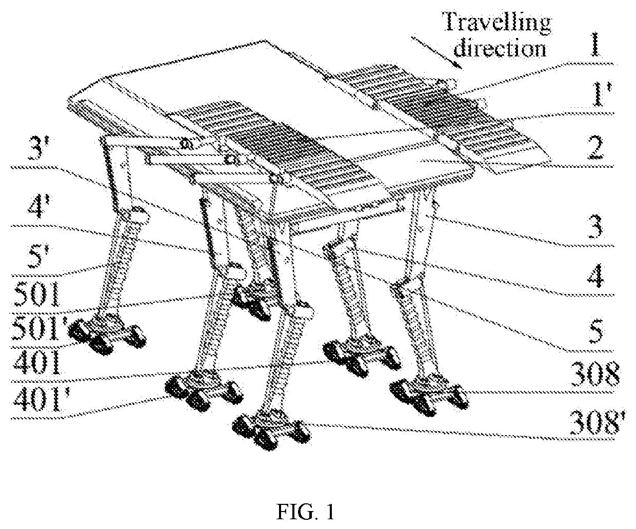 Giant gully-crossing vehicles for polar scientific expedition