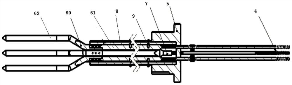 High-voltage alternating-current arc plasma torch device