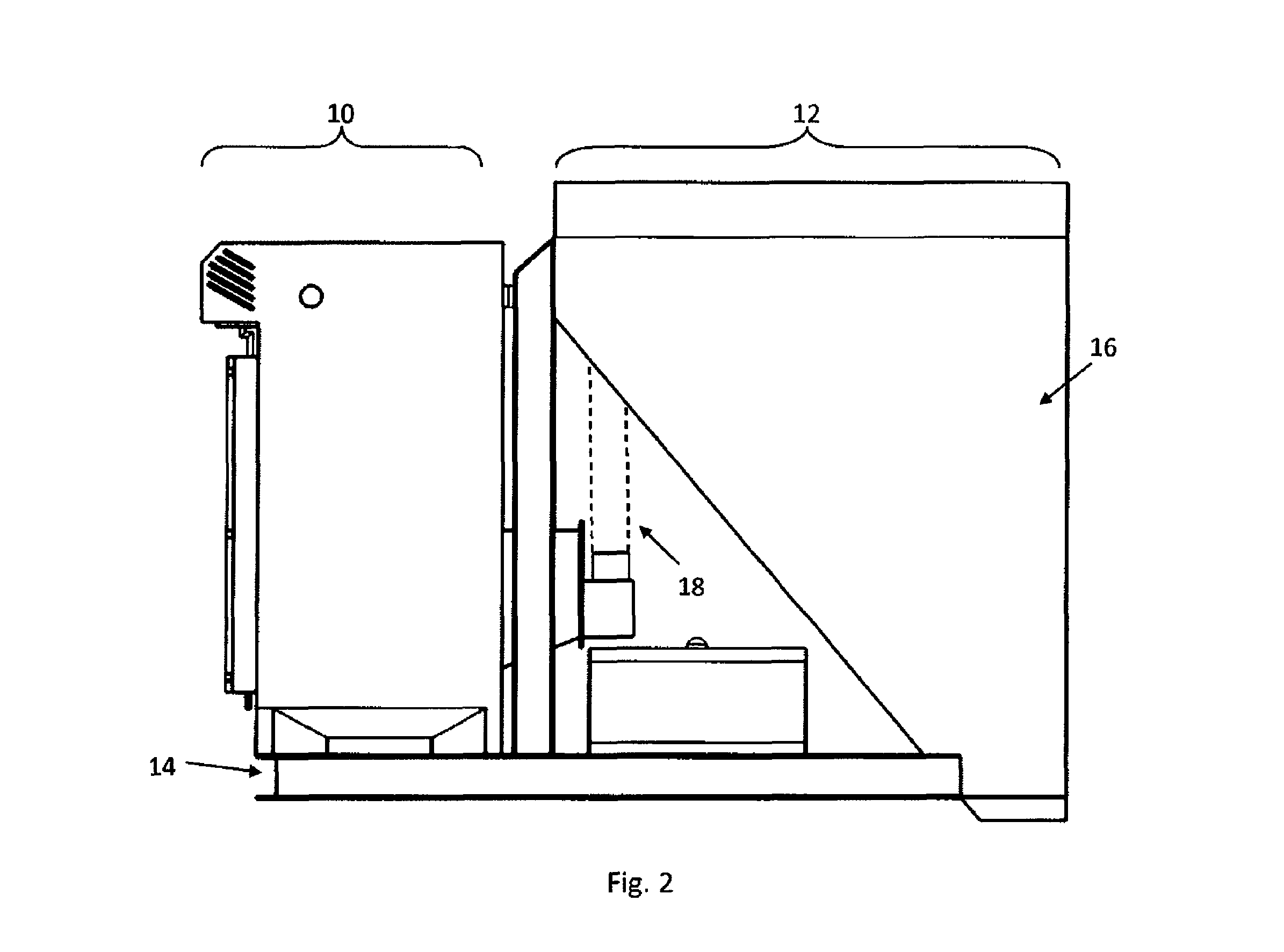 Hydraulic fracturing truck sand baghouse