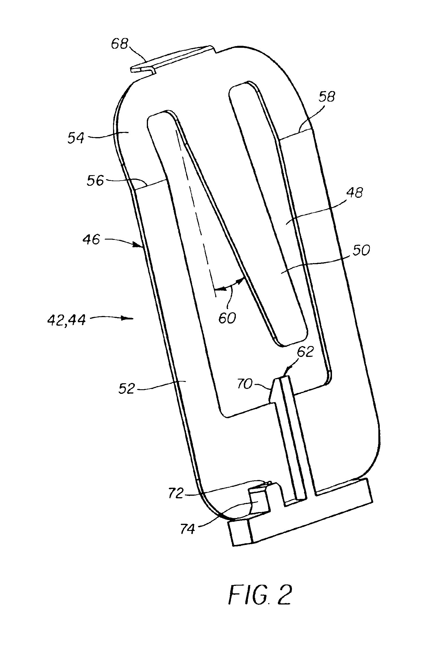 Ink ribbon cartridge with leaf spring and method of assembling the same