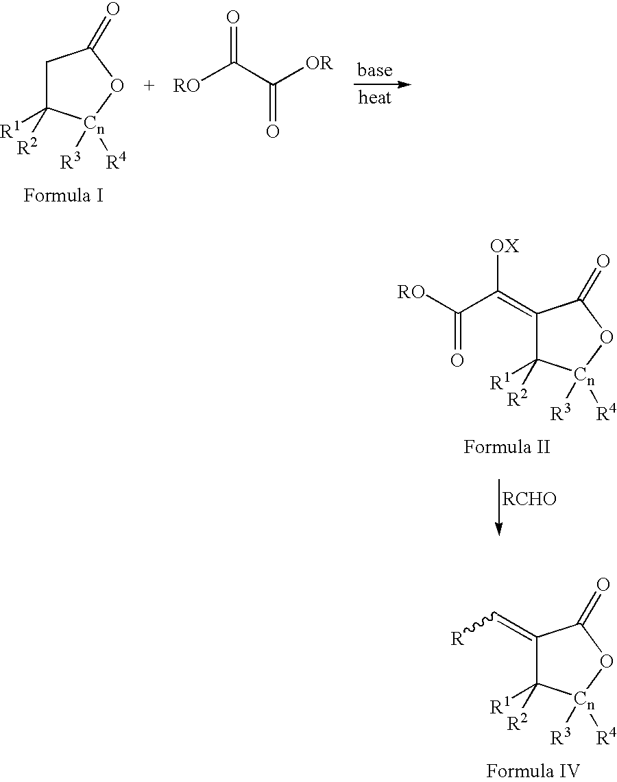 Process for the preparation of a-methylenelactones and a-substituted hydrocarbylidene lactones