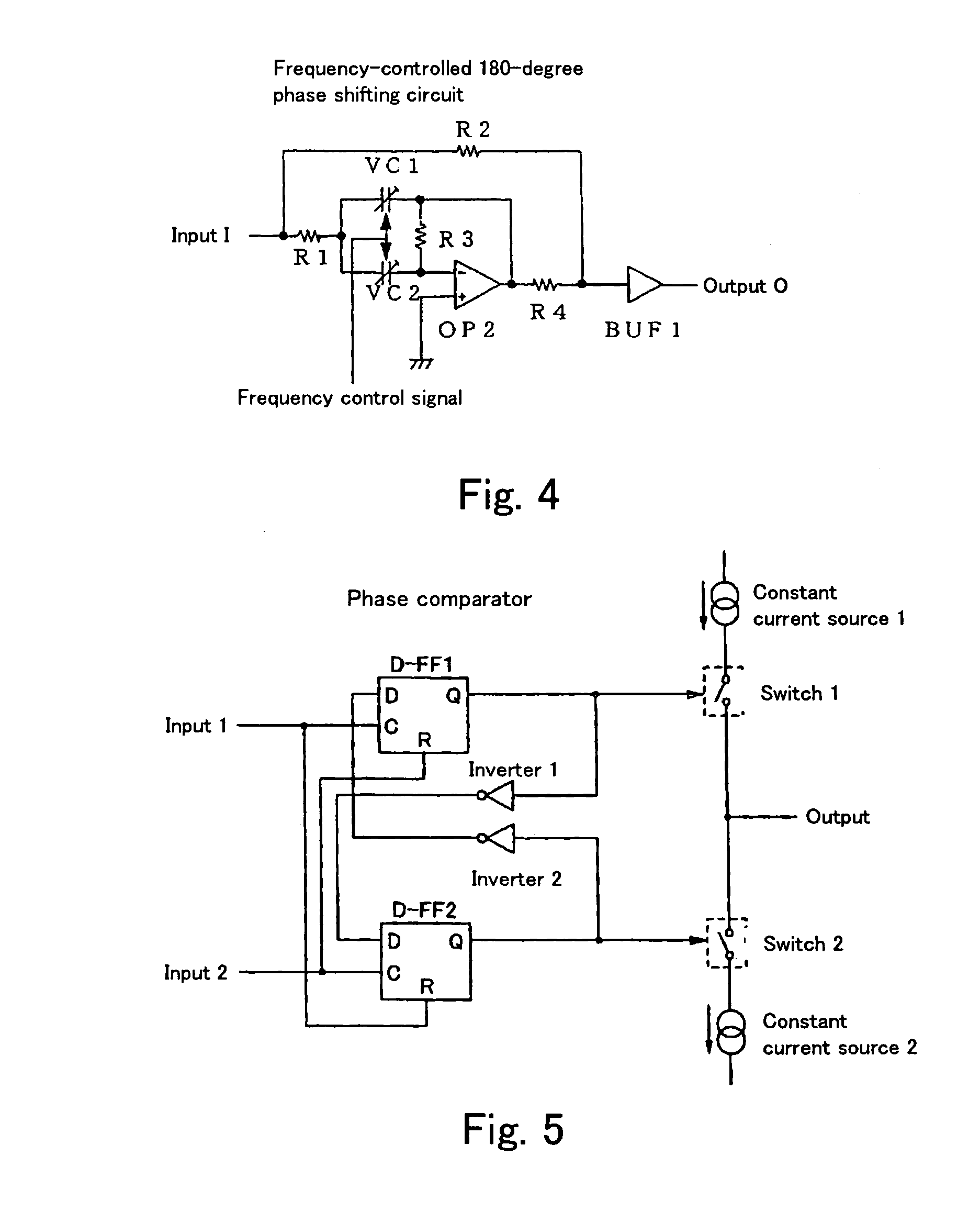Noise removal using 180-degree or 360-degree phase shifting circuit