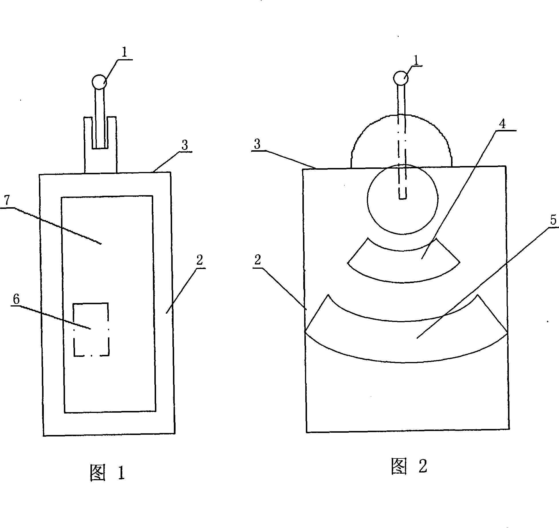 Stepless speed regulating operating device of the electric ship