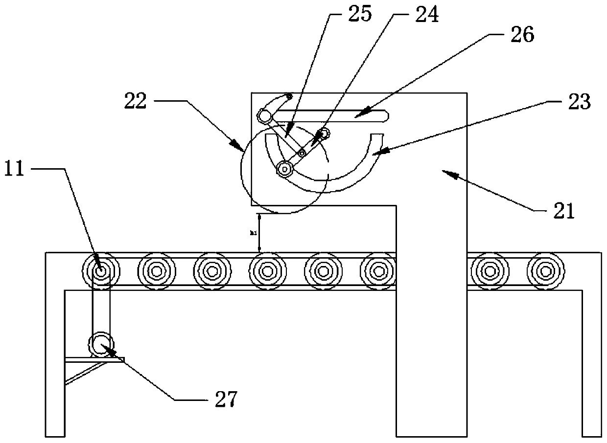 Adjustable film covering size device