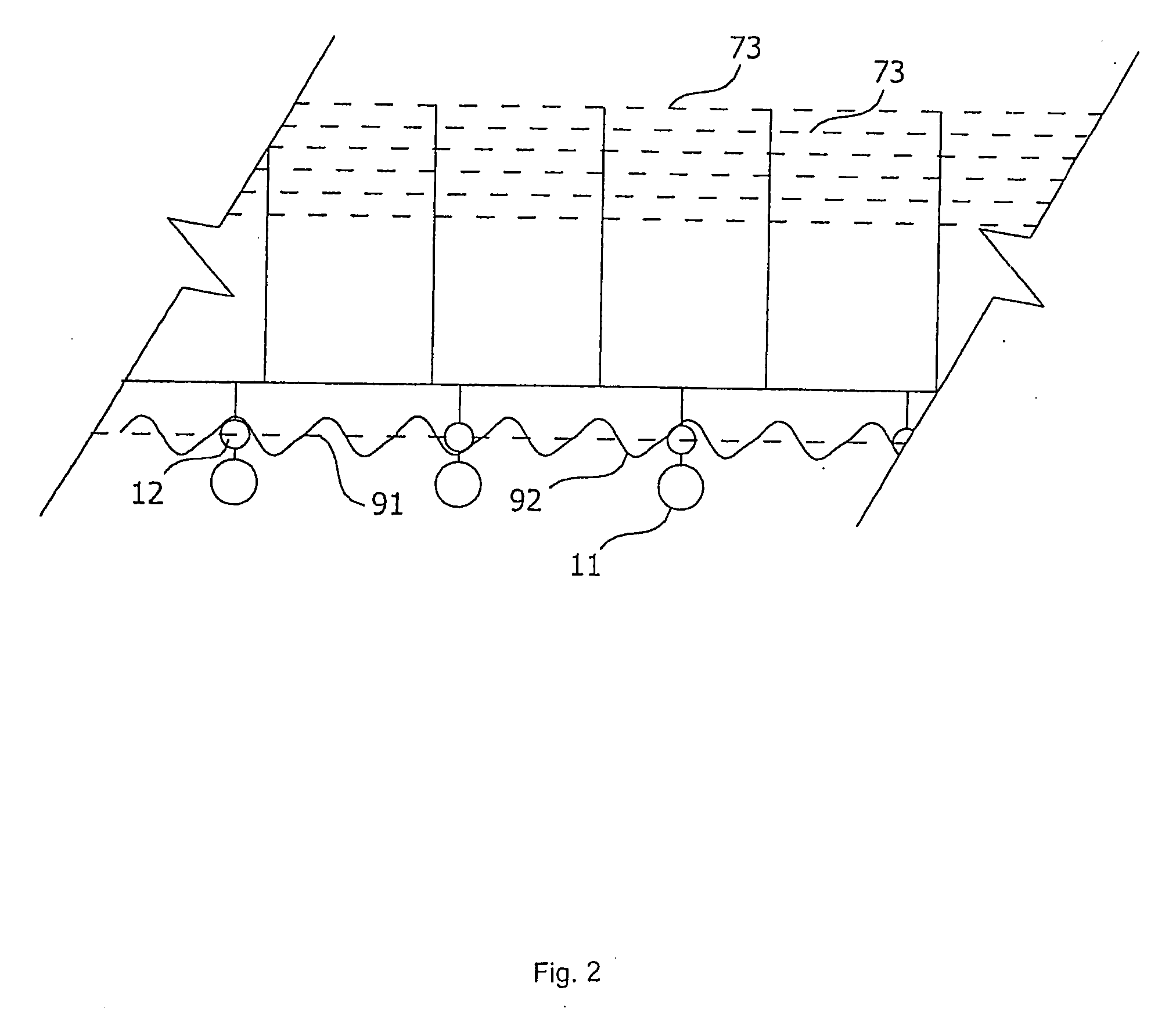 Method of and a device for the reduction of tropical cyclones destructive force