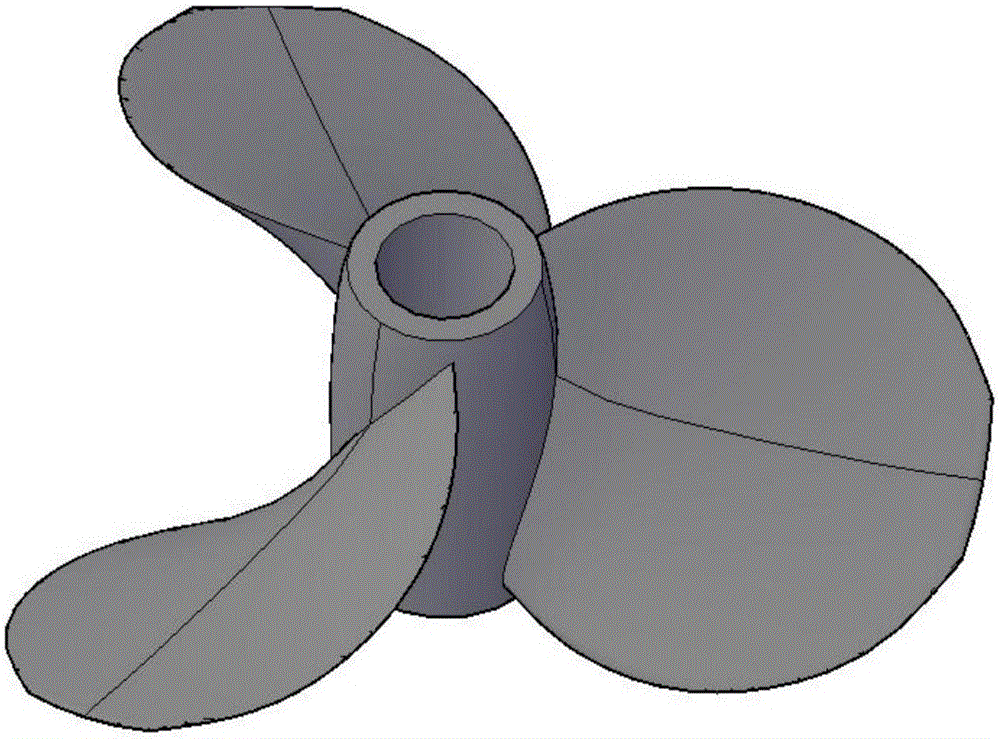 Stacked type propeller manufacturing method