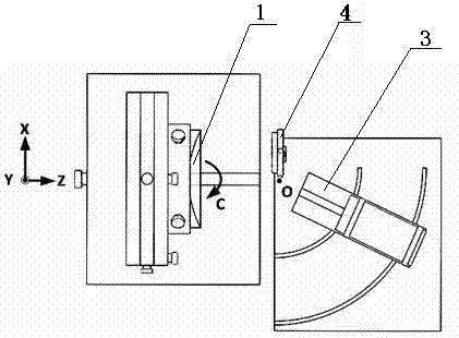 Method for detecting large-caliber large-relative-aperture parabolic reflector surface shape error