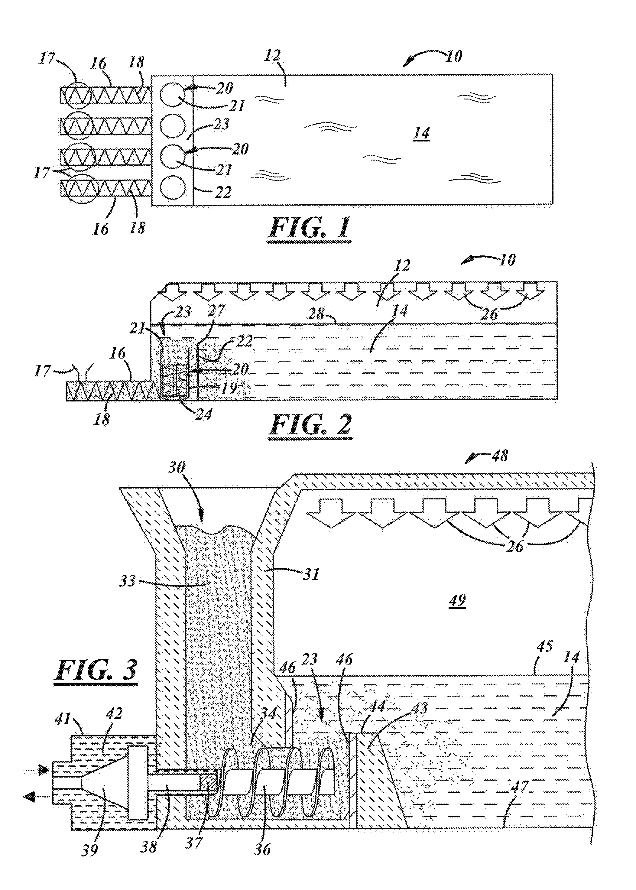 Glass Furnace with Bottom Material Feed
